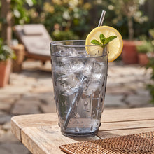 تحميل الصورة في عارض المعرض، Drinking Cup - 420 ml Rain-Textured Shatterproof Plastic Tumbler for Water, Juice &amp; Iced Coffee (8x12.5 cm)
