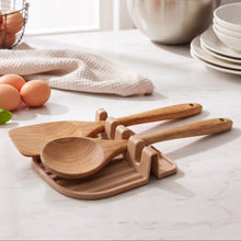 تحميل الصورة في عارض المعرض، Silicone Utensil Rest | 4-Slot Spoon &amp; Spatula Holder
