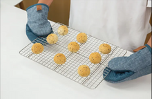 Load image into Gallery viewer, Gloves - Heat Resistant Cotton Padded Glove with Anti-Slip Silicone Grip
