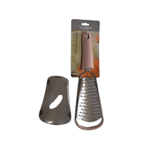 تحميل الصورة في عارض المعرض، Graters - Stainless Steel Cheese Grater - Stainless Steel Grater with Handle &amp; Covering Lid
