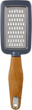Load image into Gallery viewer, Rectangular grater with wooden handle on a white background
