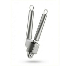 تحميل الصورة في عارض المعرض، Stainless steel garlic press on a white background
