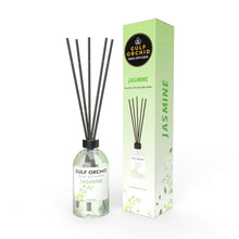 Load image into Gallery viewer, Reed Diffuser - Jasmine Scent (110ml) | Long-Lasting Home Fragrance with Natural Sticks

