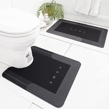 Load image into Gallery viewer, Anti-Slip Mats - Non-Slip Rubber Bathroom Mat  - Set of 2 ( 40 x 40 cm &amp; 40 x 60 cm ) Black Grey

