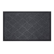 Load image into Gallery viewer, 45 x 75 cm Front Door Mat - Non-Slip Doormat – Water Absorbent &amp; Heavy-Duty Dirt Trapper Mat (Grey)
