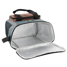 تحميل الصورة في عارض المعرض، 1 Pcs Insulated Cooler Multipurpose Bag – Large Reusable Thermal Tote with Zippered Top – For Groceries, Picnic, Food Delivery &amp; Beach - Grey x Light Grey
