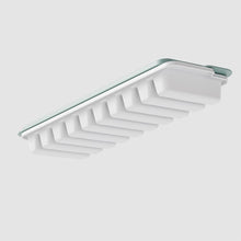 Load image into Gallery viewer, White LED light fixture on a gray background
