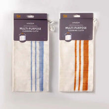 تحميل الصورة في عارض المعرض، Two packages of multi-purpose cleaning cloths with striped patterns on a light gray background.
