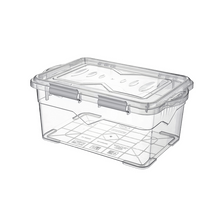 Load image into Gallery viewer, Clear Storage Latch Box - Plastic Stackable Storage Container - 10 Lt., 7.5 Lt. &amp; 5.0 Lt.
