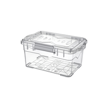 Load image into Gallery viewer, Clear Storage Latch Box - Plastic Stackable Storage Container - 10 Lt., 7.5 Lt. &amp; 5.0 Lt.
