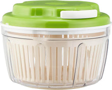 Load image into Gallery viewer, Green lid on a clear container with white interior
