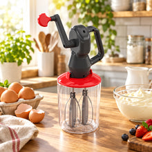 Load image into Gallery viewer, Manual Hand Mixer with Bowl &amp; Handle - Kitchen Essential
