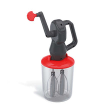 Load image into Gallery viewer, Handheld kitchen tool with red and gray design on a white background
