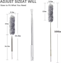 Load image into Gallery viewer, Microfiber Extendable Duster 254 Cm Extension Pole

