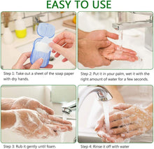 تحميل الصورة في عارض المعرض، Step-by-step guide on using a soap dispenser with text indicating ease of use.
