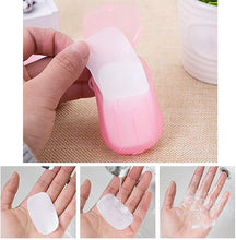 تحميل الصورة في عارض المعرض، Collage of a pink and white gel product being squeezed and applied to hands.
