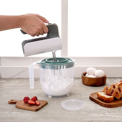 Mixing Bowl With Lid - Multi-Purpose Mixer Bowl (2.2 Lt.) - Mixing Bowl for Hand Mixers