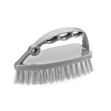 تحميل الصورة في عارض المعرض، Gray scrub brush with a handle on a white background
