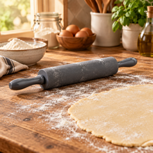 تحميل الصورة في عارض المعرض، Silicone Rolling Pin 48cm | Non-Stick Pastry Dough Roller
