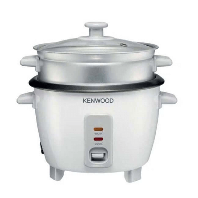 Rice Cooker & Vegetable Steamer - Kenwood Rice Cooker Steamer 0.6 Lt. 350 Watt