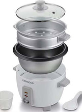 تحميل الصورة في عارض المعرض، Rice Cooker &amp; Vegetable Steamer - Kenwood Rice Cooker Steamer 0.6 Lt. 350 Watt
