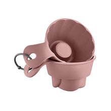Load image into Gallery viewer, Pink silicone cup with a keychain on a white background
