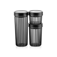 Load image into Gallery viewer, Food Storage Containers with Screw Lid - Set Of 3 (500 - 1100 - 1700 ml.)
