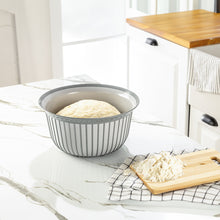 Load image into Gallery viewer, Bowls - Multi Purpose Linea Round Mixing Bowl - ( 5000 ml ) for meal prepping and food storage on a kitchen countertop.
