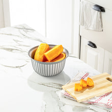 Load image into Gallery viewer, Bowls - Multi Purpose Linea Round Mixing Bowl - ( 2000 ml ) with squash on a kitchen counter.
