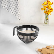 Load image into Gallery viewer, Bowls - Multi Purpose Acrylic Mixing Bowl - ( 3000 ml ) shown in a kitchen setting with flowers and cookies.
