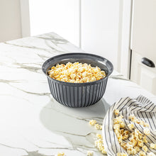 Load image into Gallery viewer, Bowls - Multi Purpose Linea Round Mixing Bowl - ( 3000 ml ) filled with popcorn on a marble countertop.
