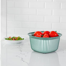 Load image into Gallery viewer, Bowls - Plastic Washing Bowl (4.0 Lt.) BPA-free food grade PP with fresh tomatoes.

