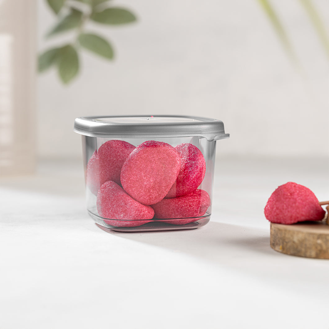 Food Storage Containers with Plastic Lid Square (550 ml.)