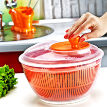 Load image into Gallery viewer, Large Salad Spinner - Vegetables Drainer &amp; Colander - 4.7 Liter Salad Dryer
