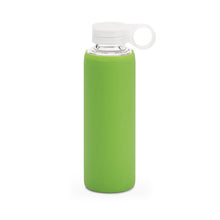 Load image into Gallery viewer, Bottles - Glass Bottle with Silicone Cover - 420 ml. Borosilicate Glass Bottle with Leakproof Lid
