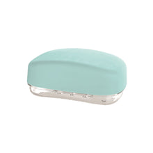 Load image into Gallery viewer, Mint green soap box with clear base

