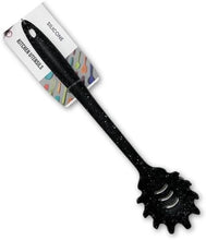تحميل الصورة في عارض المعرض، Spatulas/Utensils - Silicone Pasta Server - Black Granite Colour
