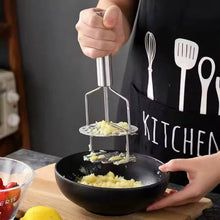 Load image into Gallery viewer, Spatulas/Utensils - Stainless Steel Potato Masher - Double Press Potato Masher
