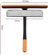 Load image into Gallery viewer, Window cleaning squeegee with dimensions on a white background
