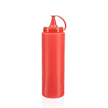 Load image into Gallery viewer, Red squeeze bottle on a white background
