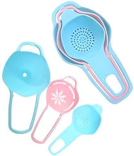 تحميل الصورة في عارض المعرض، Tea Strainer, Funnel and Egg Separator , 3 in 1 Set - High Quality Plastic Funnel Food Grade PP Material with Removable Strainer, Egg White Separator, Egg Filter Sieve
