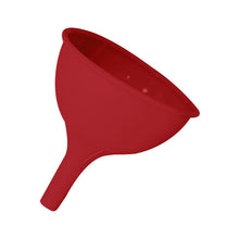Load image into Gallery viewer, Red plastic funnel on a white background

