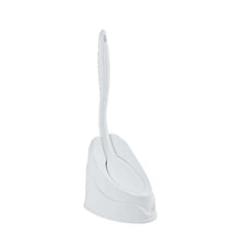 Load image into Gallery viewer, White plastic scoop with a long handle on a white background
