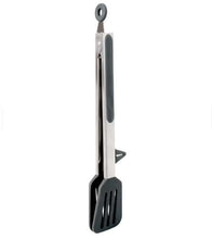 Load image into Gallery viewer, Tong / Grabber - Silicone Serving &amp; Cooking Locking Tong Srainer With Built-in Stands
