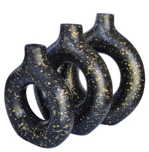 تحميل الصورة في عارض المعرض، Ceramic Vase Set of 3, Hollow Round Matte Vase for Room Decor, Modern Farmhouse Home Accents, Living Room, Book Shelf, Mantel and Minimalism Dining Coffee Table
