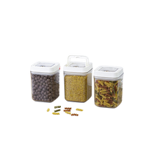 Load image into Gallery viewer, Containers Set For Legumes - Set of 3 x 900 ml Acrylic Canisters
