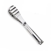 تحميل الصورة في عارض المعرض، 29cm Stainless Steel 2-in-1 Spatula Tongs | Slotted Fish Turner &amp; Steak Gripper - Silver
