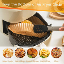 تحميل الصورة في عارض المعرض، Air Fryer Disposable Paper Liners (20 cm) - 100 Round Non-Stick Disposable Air Fryer Paper
