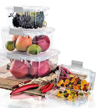 تحميل الصورة في عارض المعرض، Storage Box - 750 ml.  Latch Clips Lid Box
