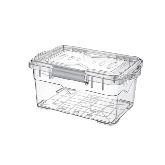 Storage Box - 5000ml.  Latch Clips Lid Box